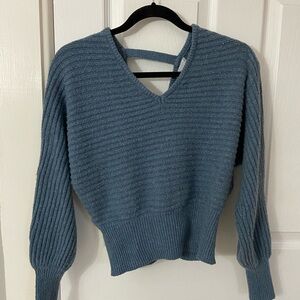 Blue sweater